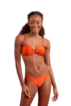 Load image into Gallery viewer, Model Front: Rio De Sol Ensemble Set Paprica Bandeau-Joy Essential