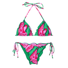 Load image into Gallery viewer, Product Front: Rio De Sol Ensemble Set Parrots Frufru Frufru