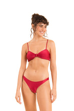 Load image into Gallery viewer, Model Front: Rio De Sol Ensemble Set Shimmer-Divino Bandeau-Joy Essential