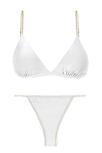 Load image into Gallery viewer, Product Front: Rio De Sol Ensemble Set Shimmer-White Tri-Fixo California