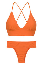 Load image into Gallery viewer, Product Front: Rio De Sol Ensemble Set St-Tpz-Tangerina Tri-Cos Rio-Cos