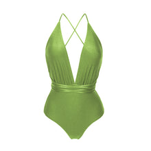 Load image into Gallery viewer, Product Front: Rio De Sol Une Pièce Shimmer-Botanica New Vegas