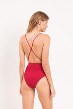 Load image into Gallery viewer, Model Back: Rio De Sol Une Pièce Shimmer-Divino New Vegas