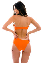 Load image into Gallery viewer, Model Back: Rio De Sol Une Pièce Tangerina Body-Rio