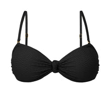 Load image into Gallery viewer, Product Front: Rio De Sol Haut Top Bora-Black Bandeau-Joy