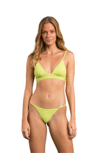 Load image into Gallery viewer, Model Front: Rio De Sol Haut Top Bora-Citrus Tri-Cos