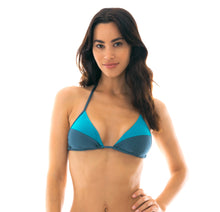 Load image into Gallery viewer, Gallery: Rio De Sol Haut Top Galaxia Recorte Tri