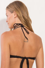 Load image into Gallery viewer, Image 07: Rio De Sol Haut Top Shimmer-Black Twist