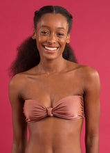 Load image into Gallery viewer, Image 08: Rio De Sol Haut Top Shimmer-Copper Bandeau-Joy
