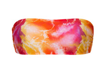 Load image into Gallery viewer, Product Front: Rio De Sol Haut Top Tiedye-Red Bandeau-Reto
