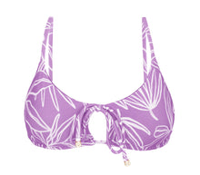 Load image into Gallery viewer, Product Front: Rio De Sol Haut Top Trail-Purple Tank-Tie