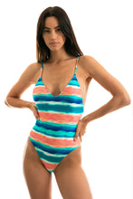 Load image into Gallery viewer, Model Front: Rio De Sol Une Pièce Upbeat Hype