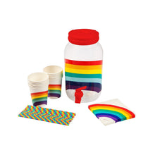 Load image into Gallery viewer, Product Front: Sunnylife Fête Drink Party Kit Rainbow