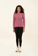 Load image into Gallery viewer, Model Front: Uv Line T-Shirt Camiseta Uvpro Br Ml Malva Upf50+