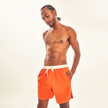 Load image into Gallery viewer, Gallery: Uv Line Bermuda / Short Pour Homme Shorts Boxer Orange Upf50+