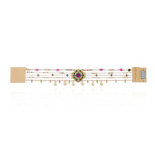 Load image into Gallery viewer, Product Back: Hipanema Bracelet Cuff Goldville Gold Hipanema
