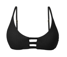 Load image into Gallery viewer, Product Front: Rio De Sol Haut Top Bora-Black Bra-Trio
