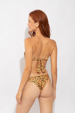 Load image into Gallery viewer, Model Back: Rio De Sol Haut Top Yellow-Feline Mavi
