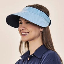 Load image into Gallery viewer, Image 06: Uv Line Visière Visor Bali Fem Navy Light Blue Upf50+
