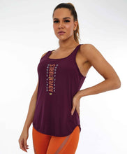 Load image into Gallery viewer, Image 02: Alto Giro Fitness Haut Regata Skin Fit Inspiracional Roxo Potent
