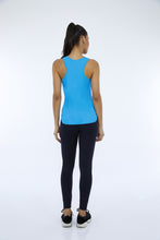 Load image into Gallery viewer, Image 04: Alto Giro Fitness Haut Regata Skin Fit Inspiracional Azul Vivid
