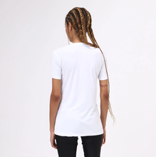 Load image into Gallery viewer, Model Back: Uv Line Fitness Haut T-Shirt Sport Fit Branco Upf50+
