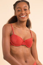 Load image into Gallery viewer, Image 09: Rio De Sol Haut Top Malibu-Chili Balconet
