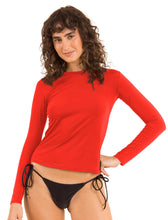 Load image into Gallery viewer, Gallery: Rio De Sol Haut Rouge Rash-Guard
