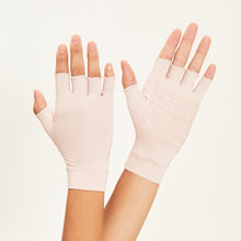 Load image into Gallery viewer, Image 02: Uv Line Gants Short Glove Anti-Aging Beige Upf50+
