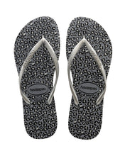 Load image into Gallery viewer, Image 03: Havaianas Tongs Havaianas Slim Animals Steel Grey
