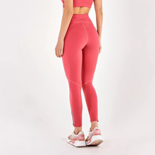 Load image into Gallery viewer, Model Back: Alto Giro Fitness Bas Legging Supplex Ziper Barra Coral
