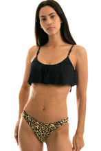 Load image into Gallery viewer, Gallery: Rio De Sol Ensemble Leopardo Black Babado
