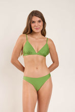 Load image into Gallery viewer, Model Front: Rio De Sol Haut Top Shimmer-Botanica Tri-Fixo
