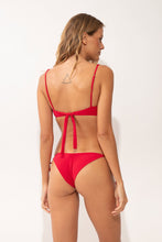 Load image into Gallery viewer, Model Back: Rio De Sol Bas Bottom Malibu-Malagueta Cheeky-Tie
