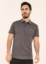 Load image into Gallery viewer, Model Front: Uv Line T-Shirt Pour Homme T-Shirt Masc Polo Lead Upf50+
