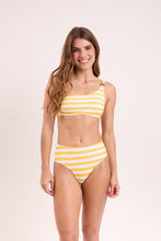 Load image into Gallery viewer, Model Front: Rio De Sol Bas Bottom Sunshine Hotpants
