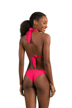 Load image into Gallery viewer, Model Back: Rio De Sol Bas Bottom Dots-Virtual-Pink Italy
