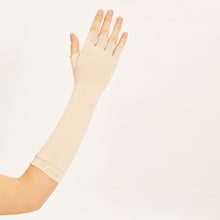 Load image into Gallery viewer, Image 02: Uv Line Gants Long Gloves Uni Beige Upf50+
