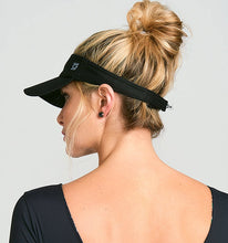 Load image into Gallery viewer, Model Back: Uv Line Visière Visor Athletic Dry Fem Black Upf50+
