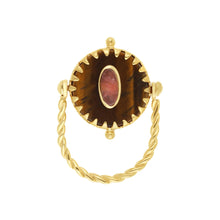 Load image into Gallery viewer, Model Front: Hipanema Bague Miamor Amber Hipanema
