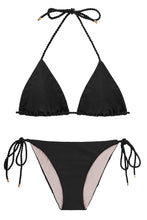 Load image into Gallery viewer, Product Front: Rio De Sol Ensemble Set Shimmer-Black Tri-Rope Ibiza-Rope
