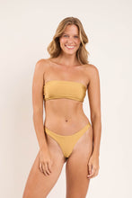 Load image into Gallery viewer, Model Front: Rio De Sol Bas Bottom Fluity-Dourado Essential
