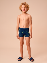 Load image into Gallery viewer, Model Front: Uv Line Maillot De Bain Garçon Swim Trunks Kids Pirates Fun Upf50+
