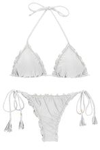 Load image into Gallery viewer, Product Front: Rio De Sol Ensemble Set Shimmer-White Frufru-Fio

