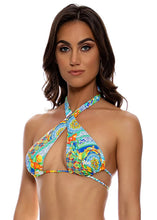 Load image into Gallery viewer, Image 02: Luli Fama Haut Top Cross Diamond Amalfi
