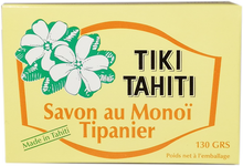 Load image into Gallery viewer, Product Front: Tiki Bar Soaps Tiki Savon Tipanier 130 Gr
