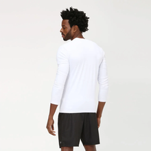 Load image into Gallery viewer, Model Back: Uv Line T-Shirt Longsleeve Uvpro Branco Upf50+
