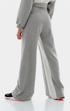 Load image into Gallery viewer, Model Back: Alto Giro Fitness Bas Calca Bicolore Pantalona Cinza
