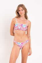 Load image into Gallery viewer, Image 07: Rio De Sol Ensemble Set Splash Bandeau-Reto Highleg
