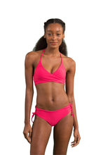 Load image into Gallery viewer, Model Front: Rio De Sol Bas Bottom Dots-Virtual-Pink Madrid
